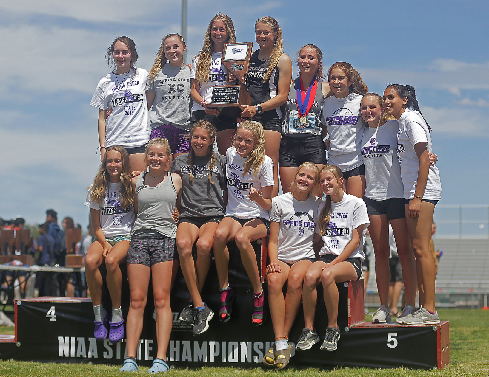Spring Creek Lady Spartans -- 2019 Division 3A Nevada State Track and Field Champions